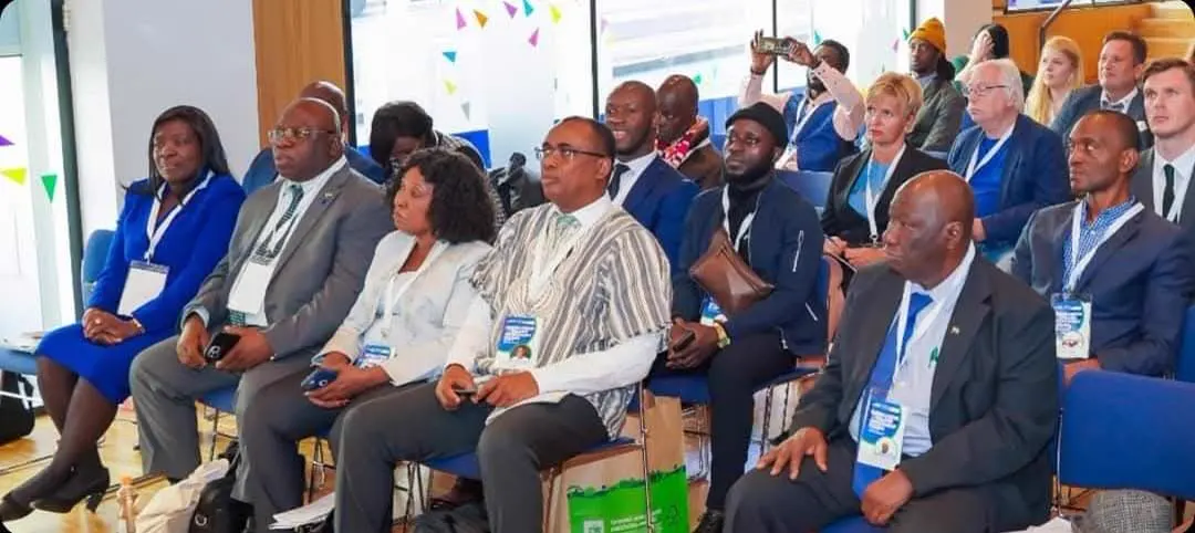 Delegates seated in plenary at an earlier Sierra Leone-Finland Investment Forum in Helsinki