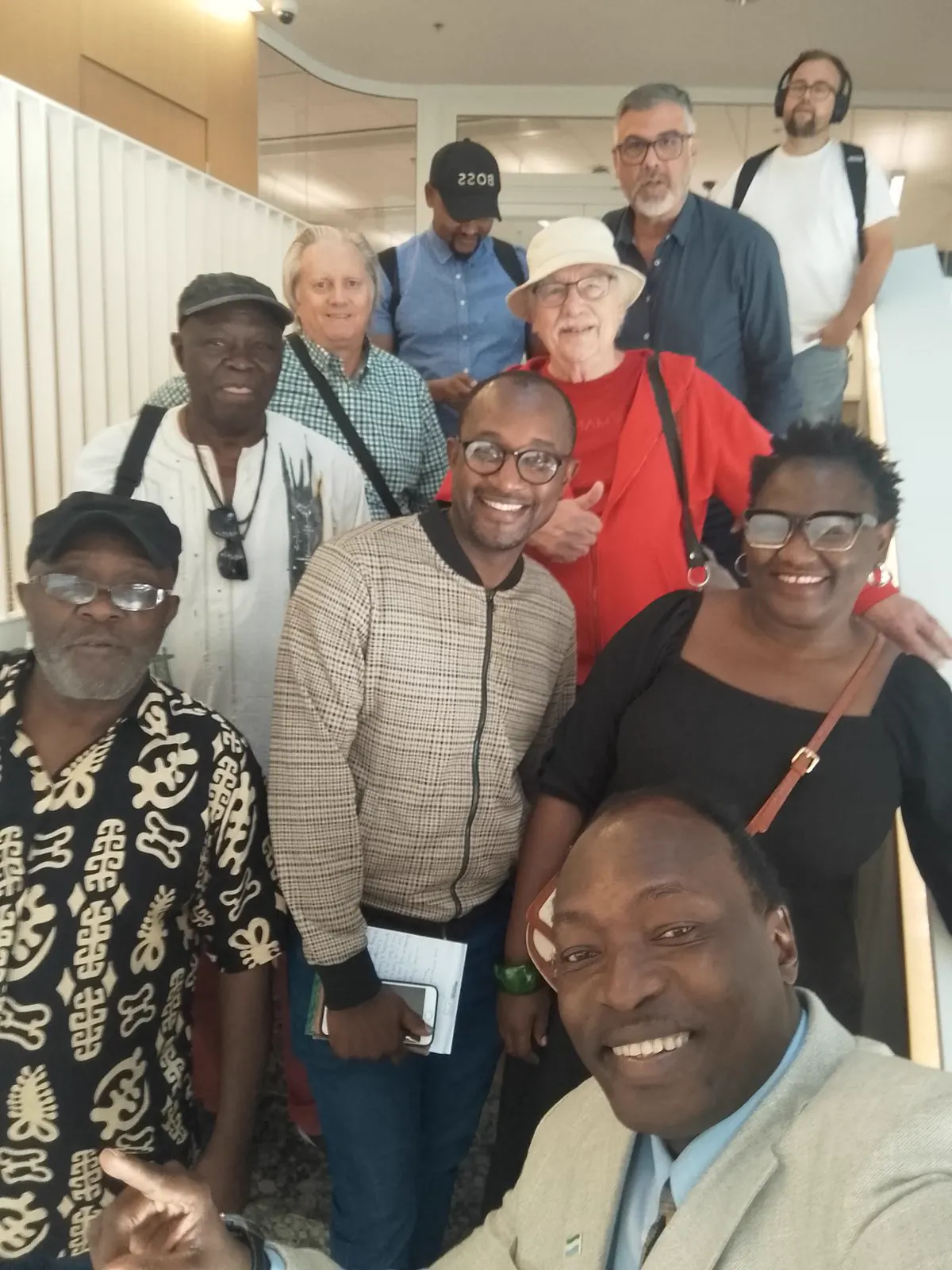A group of smiling participants at an earlier Forum in Helsinki